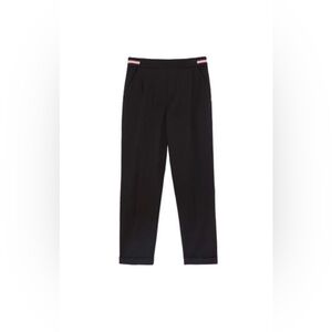 Zara Black Chinos with Contrasting Waistband